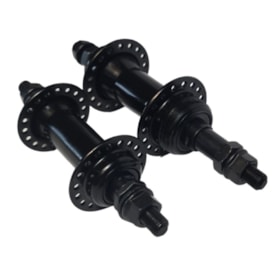 Cubo Aço Rosca Importado 36 Furos Com Esfera e Porca ( Preto )