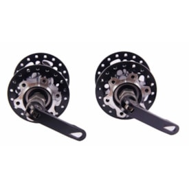 Cubo Aço Shun Feng Rosca 36 Furos Espaçador Rolamento Preto