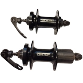 Cubo Alumínio Cassete GTS PX 063 36 Furos Com Esfera Preto