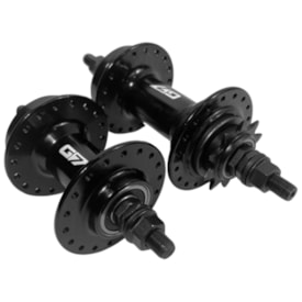 Cubo Alumínio Garra7 Italy Rosca 36 Furos Preto Com Cog