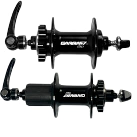 Cubo Alumínio Garra7 Italy Rosca 36 Furos Preto Rolamentado 12V