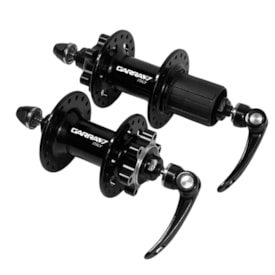 Cubo Alumínio Garra7 Italy Rosca 36 Furos Preto Rolamentado 12V