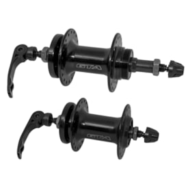 Cubo Alumínio GTA Rosca 36 Furos Preto