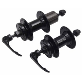 Cubo Alumínio Inviktus Cassete 36 Furos Blocagem Preto