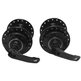 Cubo Alumínio Inviktus Rosca 36 Furos Blocagem Preto