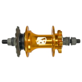 Cubo Alumínio Kapa Barulhento Rosca 36 Furos 16D Rolamentado Com Porca