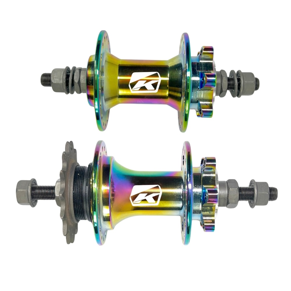 Cubo Alumínio Kapa Barulhento Rosca 36 Furos 16D Rolamentado Com Porca