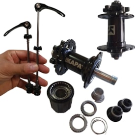 Cubo Alumínio Kapa Cassete 32 Furos Preto Blocagem