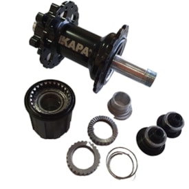 Cubo Alumínio Kapa Cassete 32 Furos Preto Blocagem