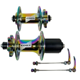 Cubo Alumínio Kook Cassete 36 Furos Barulhento Camaleão