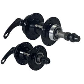 Cubo Alumínio Nitrus Rosca 36 Furos Blocagem Preto