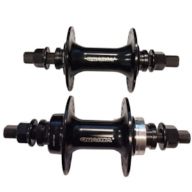 Cubo Alumínio Rosca Quando 36 Furos Com Rolamento Preto