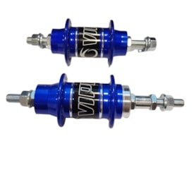 Cubo Alumínio Rosca Viper 36 Furos Com Rolamento Azul