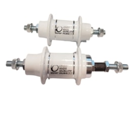 Cubo Alumínio Rosca Viper 36 Furos Com Rolamento Branco