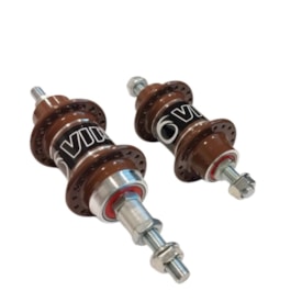 Cubo Alumínio Rosca Viper 36 Furos Com Rolamento Cafe Retro