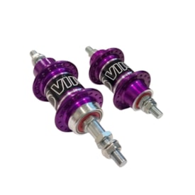 Cubo Alumínio Rosca Viper 36 Furos Com Rolamento Lilas