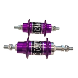 Cubo Alumínio Rosca Viper 36 Furos Com Rolamento Lilas