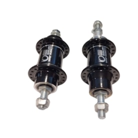 Cubo Alumínio Rosca Viper 36 Furos Com Rolamento Preto