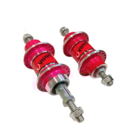 Cubo Alumínio Rosca Viper 36 Furos Com Rolamento Rosa Metálico