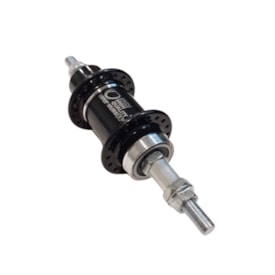 Cubo Alumínio Traseiro Viper 36 Furos Com Rolamento Preto