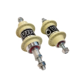 Cubo Alumínio Viper Rosca 36 Furos Bege Retro