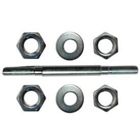 Eixo Dianteiro Com Batente Nek 140mm Aço Prata Grosso 3/8