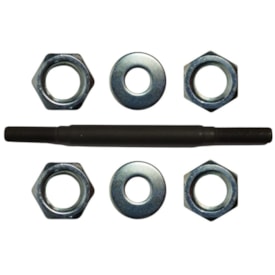 Eixo Dianteiro Com Batente Nek 140mm Aço Preto Grosso 3/8