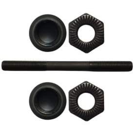 Eixo Dianteiro Furado Shimano 110mm Aço Preto