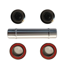 Eixo Dianteiro Kapa 87mm Alumínio 7075 Grosso 15mm