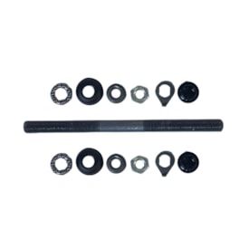 Eixo Dianteiro Paco 140mm Aço Preto Grosso 3/8