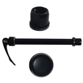 Eixo Passante Dianteiro Kapa 145/160mm Alumínio Preto Grosso 15mm