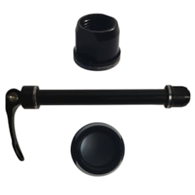 Eixo Passante Dianteiro Kapa 150mm Alumínio Preto Grosso 15mm