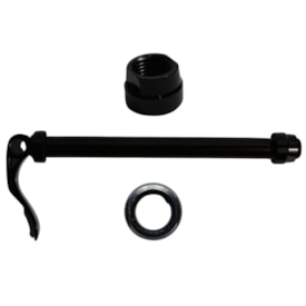 Eixo Passante Dianteiro Kapa 155/170mm Alumínio Preto Grosso 15mm