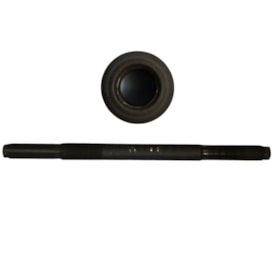 Eixo Traseiro Contra Pedal Velamos 171mm Aço Preto Grosso 3/8