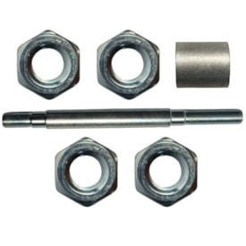 Eixo Traseiro Furado Nek 140mm Aço Grosso 3/8