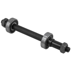 Eixo Traseiro Furado Saiguan 145mm Aço Preto Grosso 3/8