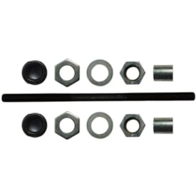 Eixo Traseiro Goal 200mm Aço Preto Grosso 3/8