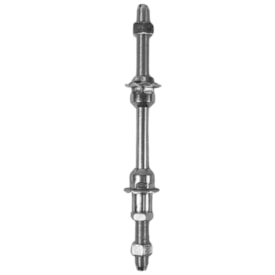 Eixo Traseiro Importado 175mm Aço Zincado Grosso 3/8