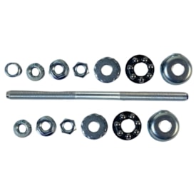 Eixo Traseiro Importado 175mm Aço Zincado Grosso 3/8 Completo