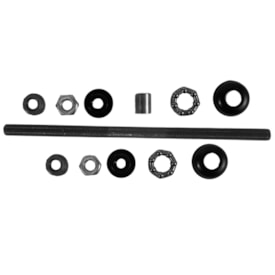 Eixo Traseiro Importado 200mm Aço Preto Grosso 3/8