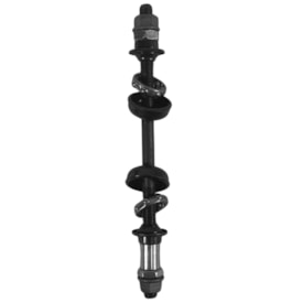 Eixo Traseiro Importado 200mm Aço Preto Grosso 3/8