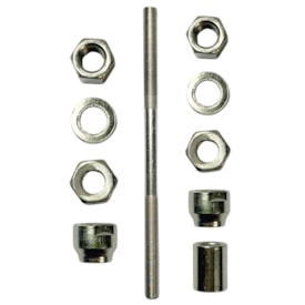 Eixo Traseiro Paco 180mm Niquelado Grosso 3/8 ( 10 Unidades )