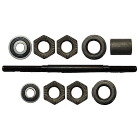 Eixo Traseiro Shun Feng 185mm Aço Preto Grosso 3/8