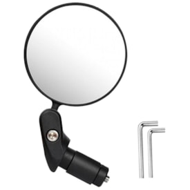 Espelho Retrovisor Bike G7 Redondo Preto