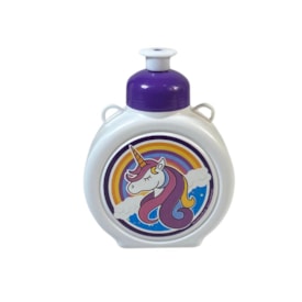 Garrafa Caramanhola Kids 430ML BKZ Branco Unicornio