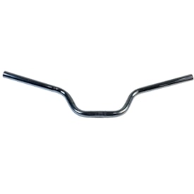 Guidão Estrada Aço Tubo Cross Prata