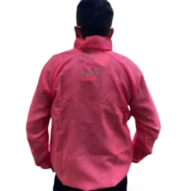 Jaqueta Corta Vento Garra7 Cycling Rosa Fluor G