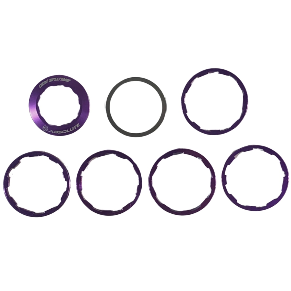 Grape SEED CDセット 16ユニット Kit Cog 16D com espaçador Brutus Pro Roxo