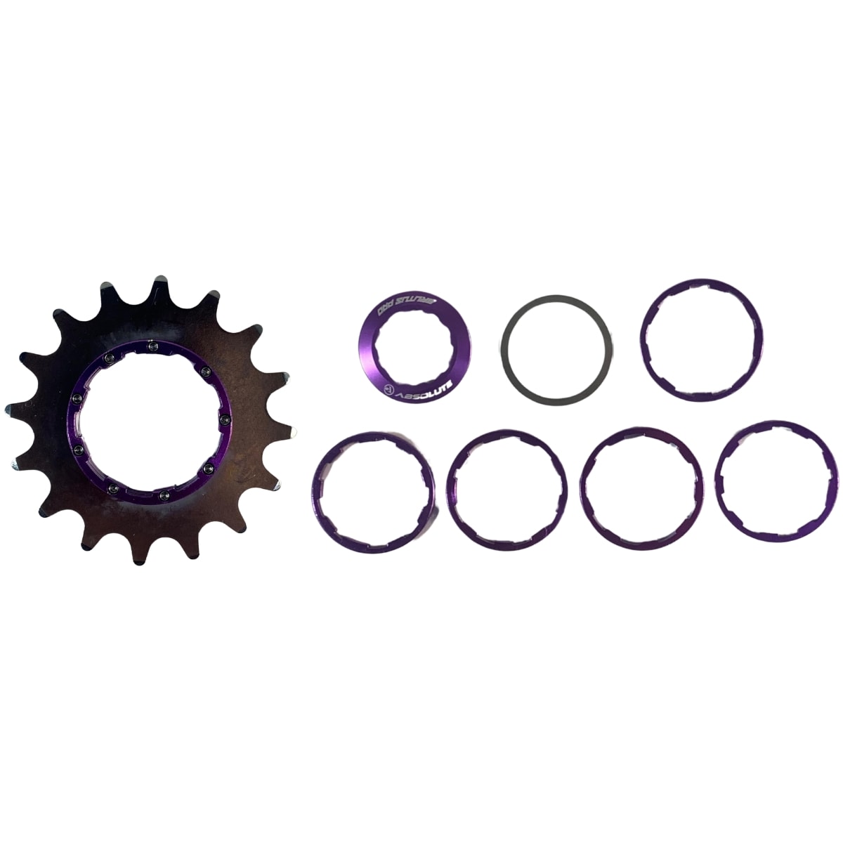 Kit Cog 16D com espaçador Brutus Pro Roxo