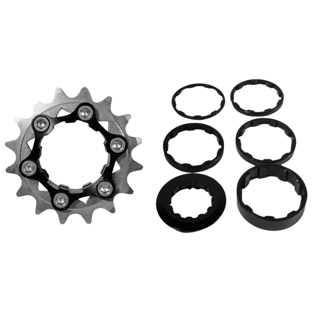 Kit Cog Kook 16 Dentes Alumínio Com Espaçador